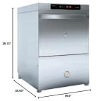 Fagor Dishwashing CO-402W Evo Concept Undercounter Glasswasher, Silver