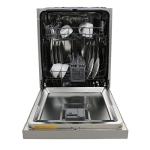 Magic Clean MCDW24SI Dishwasher 24-Inch Built in with 3 Wash Options and Automatic Cycles, Stainless Steel Construction with Electronic Control LED Display, Low Noise Rating, Metallic
