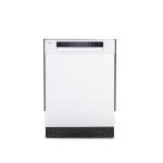 BLACK+DECKER 24" Built-In Dishwasher, 12-Place Setting Capacity with Stainless Steel Tub, Dish Washer with 5 Wash Programs and Smart Wash Cycle, ENERGY STAR Certified, BDW100MW, White