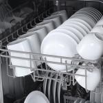 FORNO 18” POLO Dishwasher in White with 8 Place Settings - Kitchen Dishwasher with Front Push Control and 3 Module Basket - Energy Efficient Dishwasher with 6 Wash Program - 52 dBa