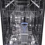 Avanti DWF18V0W 18-Inch Dishwasher Machine with Front Control LED Display, Fits 8 Place Settings with 3 Wash Options, 6 Automatic Cycles Includes Rinse Aid Dispenser with Low Noise Rating, 53dB, White