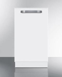 Summit DW184BADA 18" Wide Built-In Dishwasher, ADA Compliant, Energy Star Certified, Top Touch Panel, Removable Cutlery Basket (White)