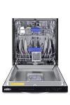 Summit Appliance DW242WADA 24" Wide ENERGY STAR Certified ADA Compliant Built-in Dishwasher with White Door, Top Control Panel, Pro Style Handle, Stainless Steel Interior, Made in Europe