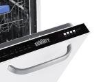 Summit DW184BADA 18" Wide Built-In Dishwasher, ADA Compliant, Energy Star Certified, Top Touch Panel, Removable Cutlery Basket (White)