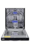 Summit Appliance DW242WADA 24" Wide ENERGY STAR Certified ADA Compliant Built-in Dishwasher with White Door, Top Control Panel, Pro Style Handle, Stainless Steel Interior, Made in Europe