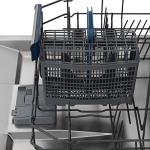 ZLINE Autograph Edition 24 in. Tallac Series 3rd Rack Top Control Built-In Tall Tub Dishwasher with Satin Stainless Steel Panel and Matte Black Handle, 51dBa (DWVZ-SN-24-MB)