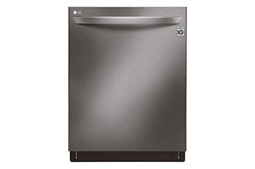LG Top Control Smart Wi-Fi Enabled Dishwasher with QuadWash and TrueSteam - 24" - Built-in - 15 Place Settings - SenseClean Wash System - 3 Wash Arms - 42 dB - Smart Connect - Digital Inverter Motor -