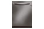 LG Top Control Smart Wi-Fi Enabled Dishwasher with QuadWash and TrueSteam - 24" - Built-in - 15 Place Settings - SenseClean Wash System - 3 Wash Arms - 42 dB - Smart Connect - Digital Inverter Motor -