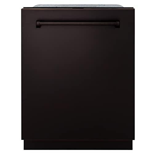 ZLINE 24" Monument Series 3rd Rack Top Touch Control Dishwasher in Oil Rubbed Bronze with Stainless Steel Tub (DWMT-ORB-24)