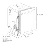 ZLINE 24" Monument Series 3rd Rack Top Touch Control Dishwasher in Hand Hammered Copper with Stainless Steel Tub (DWMT-HH-24)
