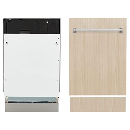 ZLINE 18" Tallac Series 3rd Rack Top Control Dishwasher in Custom Panel Ready with Stainless Steel Tub, 51dBa (DWV-18) (Pannel Ready)