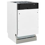 ZLINE 18" Tallac Series 3rd Rack Top Control Dishwasher in Custom Panel Ready with Stainless Steel Tub, 51dBa (DWV-18) (Pannel Ready)