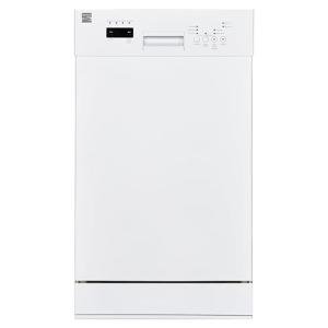 Kenmore 18" Built-in Stainless Steel Tub Dishwasher EasyFlex 3rd, SmartWash, UltraWash Plus, TurboDry, MoreSpace Adjustable Rack, Energy Star Certified, White