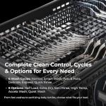 Kenmore 45.7cm Stainless Steel Dishwasher with SmartWash