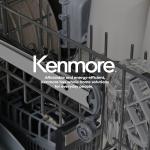 Kenmore 45.7cm Stainless Steel Dishwasher with SmartWash