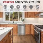 Honeywell 24-Inch Stainless Steel Dishwasher, 12 Settings