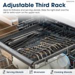 SHARP Smart Stainless Steel Dishwasher with Alexa