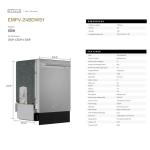 Empava 24-Inch Built-in Dishwasher with 8 Wash Cycles