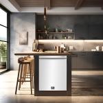 Forno 49 dB White Front Control Dishwasher