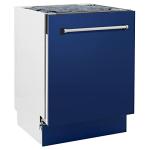 ZLINE 24" 3rd Rack Tall Tub Dishwasher in Blue