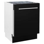 ZLINE 24" Black Matte Tall Tub Dishwasher