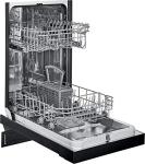 Frigidaire 18 in. ADA Compact Front Control Dishwasher in Black with Dual Spray Arms, 52 dBA, includes room-of-choice delivery