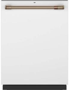 Cafe 24" Matte White Built-In Dishwasher