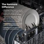 Kenmore 61cm Adjustable Stainless Steel Dish Rack