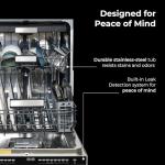 Kenmore 61cm Adjustable Stainless Steel Dish Rack