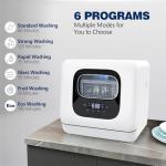 Countertop Dishwasher - No Water Tank Needed