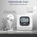 Countertop Dishwasher - No Water Tank Needed