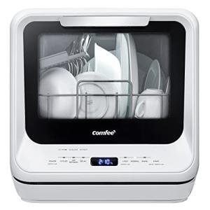 COMFEE' Countertop Portable Dishwasher with 6 Programs