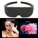 Diydeg AR Glasses, 4K HD 3D IMAX Wearable VR Headset Smart Glasses for Video Display, Myopia Friendly Portable Augmented Reality for Watch, Stream & Game on PC/Tablet/Console