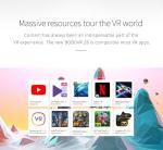 VR Headset with Bluetooth Headphones for Movies and Gaming