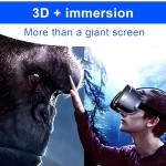 VR Headset,3D VR Glasses Virtual Reality Goggles Anti-Blue Light for iPhone & Android Compatible 5.0-7.0 inch,3D Headset Helmets with Controller,for Movies & Games(Black)