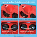 DEVASO Orange and Blue VR Headset for Switch