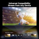 TQSKY T1 AR Glasses with Ultra-Sharp 1800-Nit Screen