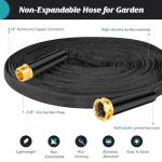 50FT Kink-Free Lightweight Garden Hose for Outdoors
