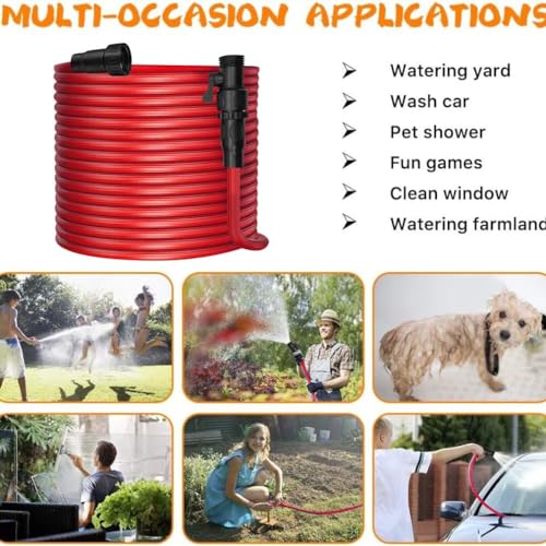 75 FT Pliable Garden Hose with 3/4" Fittings