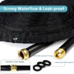 30.5m Flexible Garden Hose with 10 Connectors