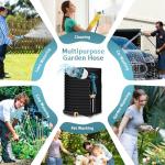 30.5m Flexible Garden Hose with 10 Connectors