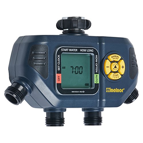 Melnor 4 Zone Digital Timer - Black/Yellow