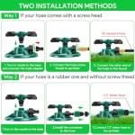 Adjustable 360° Lawn Sprinkler for Kids and Plants