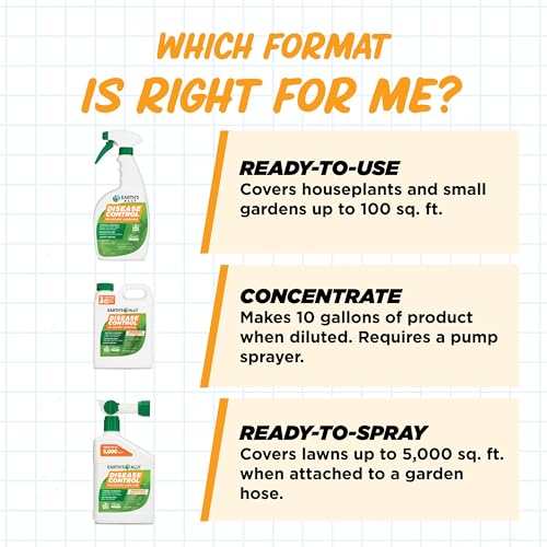 Earth's Ally Natural Lawn Fungicide Spray, 32 oz