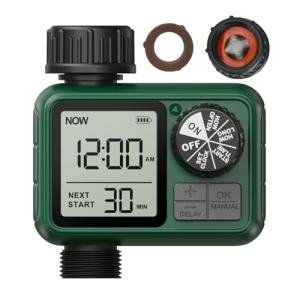 Programmable Garden Hose Sprinkler Timer with Rain Delay