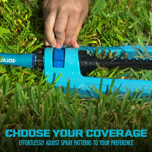 Aqua Joe Oscillating Metal Base Sprinkler System