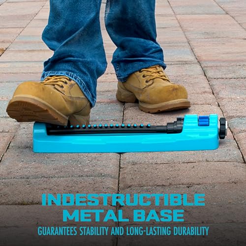 Aqua Joe Oscillating Metal Base Sprinkler System