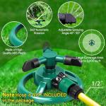 Adjustable 360° Lawn Sprinkler for Kids and Plants