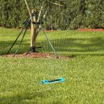 Aqua Joe Oscillating Metal Base Sprinkler System