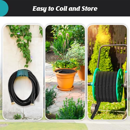 50FT Kink-Free Lightweight Garden Hose for Outdoors